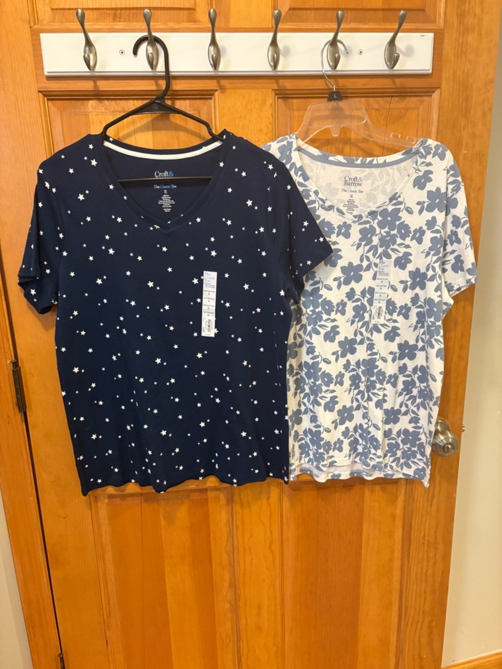 Croft & Barrow Women's tees selling as a set of two.